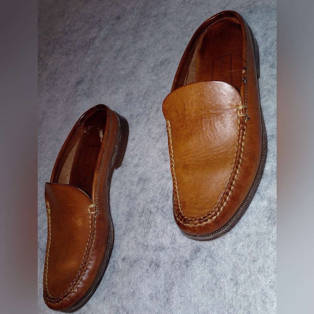 Cole Haan Brown Leather Slip-On Mules Women’s Size 5.5 - Picture 7 of 16